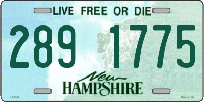 NH license plate 2891775