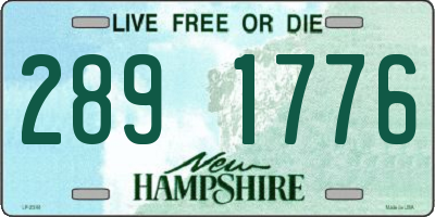 NH license plate 2891776
