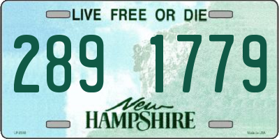 NH license plate 2891779