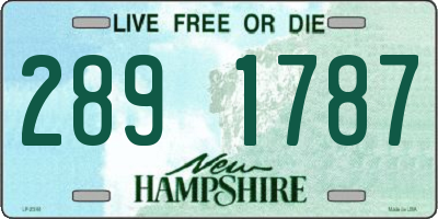 NH license plate 2891787
