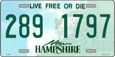 NH license plate 2891797