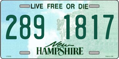 NH license plate 2891817