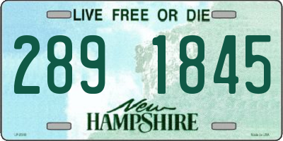 NH license plate 2891845