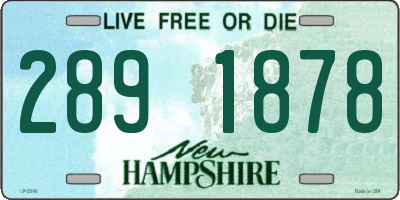 NH license plate 2891878