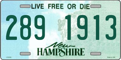 NH license plate 2891913