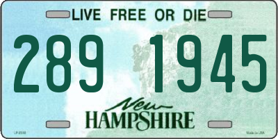 NH license plate 2891945