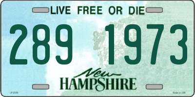 NH license plate 2891973