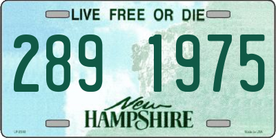 NH license plate 2891975