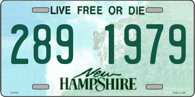 NH license plate 2891979