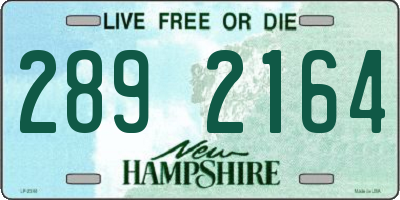 NH license plate 2892164