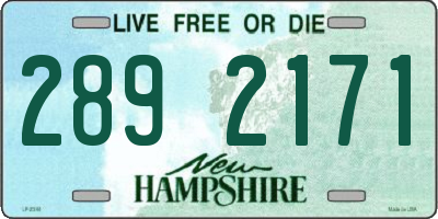 NH license plate 2892171