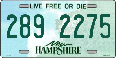 NH license plate 2892275