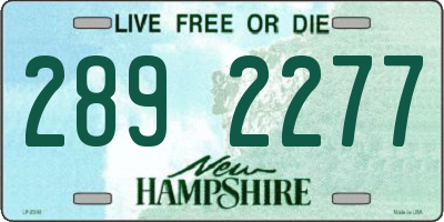 NH license plate 2892277