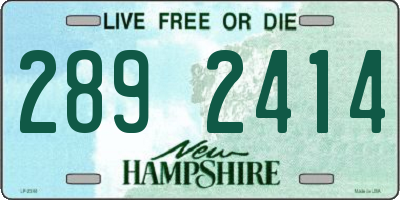 NH license plate 2892414