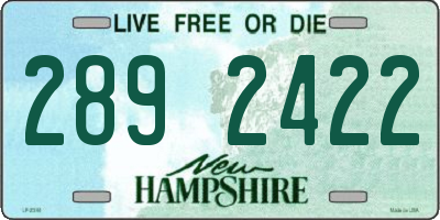 NH license plate 2892422
