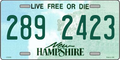 NH license plate 2892423