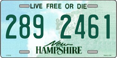 NH license plate 2892461