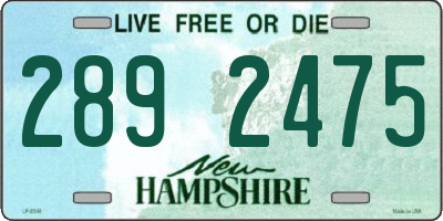 NH license plate 2892475