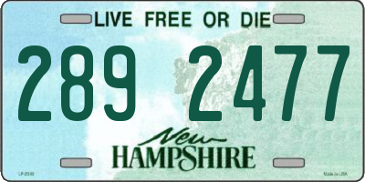 NH license plate 2892477
