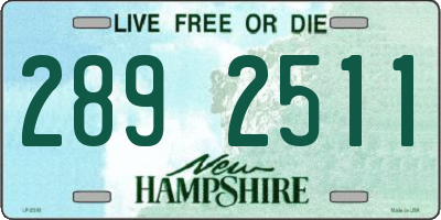 NH license plate 2892511