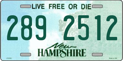 NH license plate 2892512