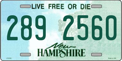 NH license plate 2892560