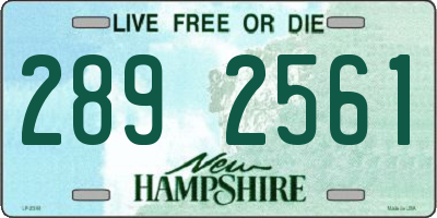 NH license plate 2892561