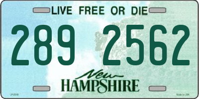 NH license plate 2892562