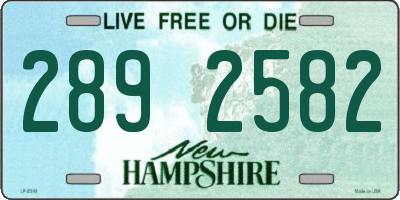 NH license plate 2892582