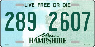 NH license plate 2892607