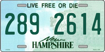 NH license plate 2892614