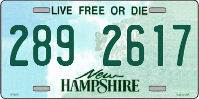 NH license plate 2892617