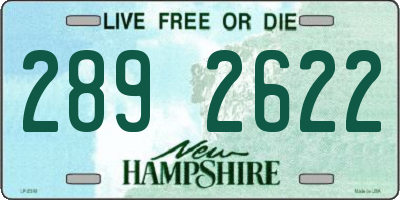 NH license plate 2892622