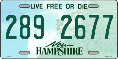 NH license plate 2892677