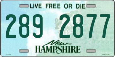 NH license plate 2892877