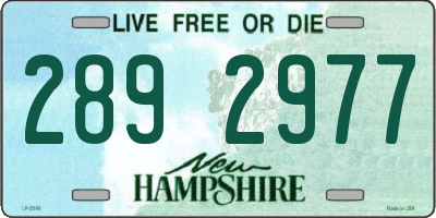 NH license plate 2892977