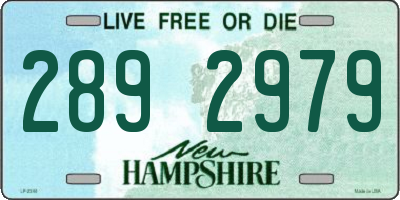 NH license plate 2892979