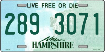 NH license plate 2893071