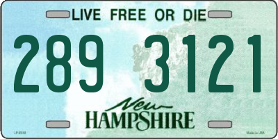 NH license plate 2893121