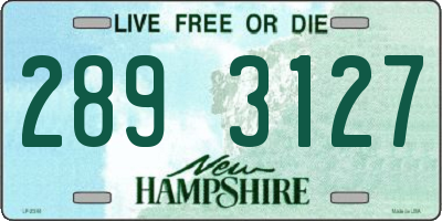 NH license plate 2893127