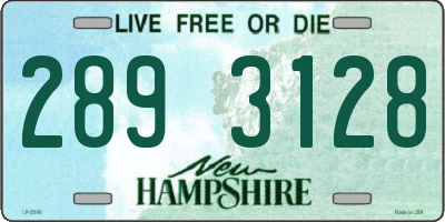 NH license plate 2893128