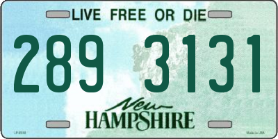 NH license plate 2893131