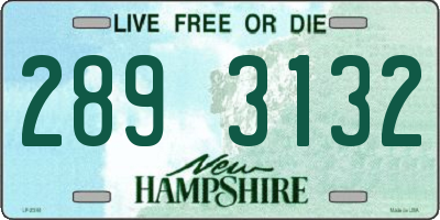 NH license plate 2893132