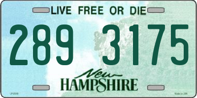 NH license plate 2893175