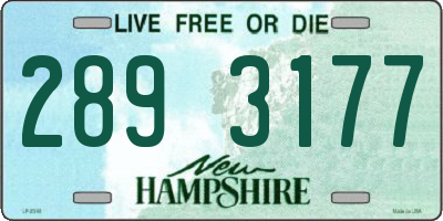 NH license plate 2893177