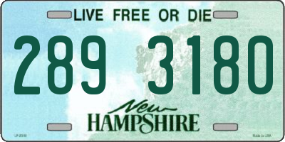 NH license plate 2893180