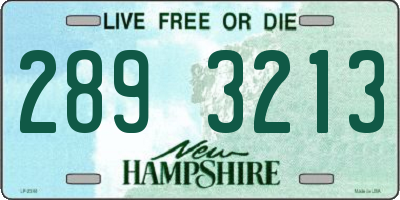 NH license plate 2893213