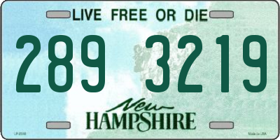NH license plate 2893219