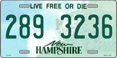 NH license plate 2893236