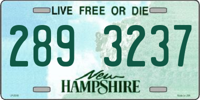 NH license plate 2893237